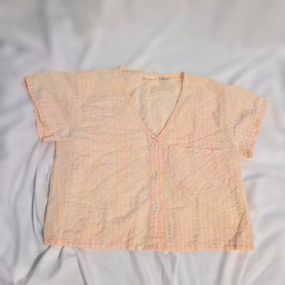 Kantoo vintage seersucker striped short